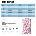 thumbnail image 5 of Lsque Flower Butterfly Print Men's Cotton Blend Sleeveless Muscle Shirts (S-3XL)- Moisture Wicking, Odor Protection, UPF 30+,X-Large, 5 of 8