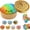 Rainbow, variant on Dumplings Squishy Stress Balls Fidget Sensory Toys Mystery Dumplings Squishy Soft Squeeze Decompression Dough for Adults