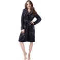 thumbnail image 1 of Richie House Womens Plush Soft Warm Fleece Bathrobe Robe RH1591, 1 of 9