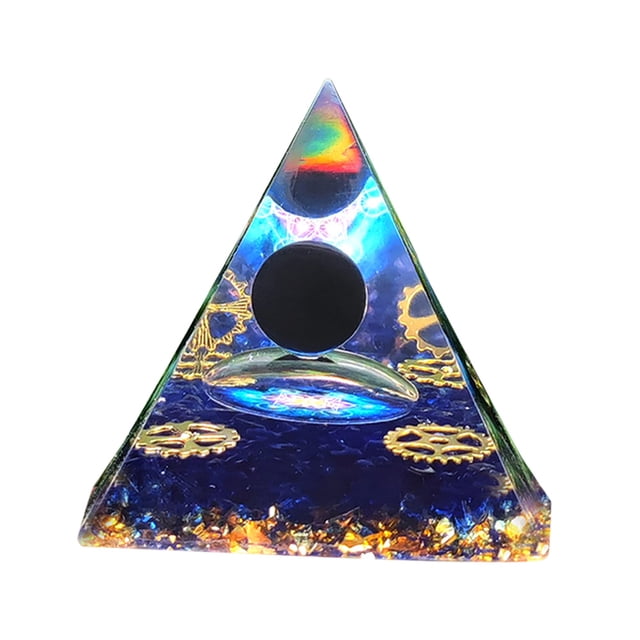 Orgone Pyramid Portable Piedra Natural Piramid Cristales Generador Universal para El Ministerio Del Interior Regalo Al Aire Libre