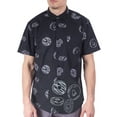 thumbnail image 5 of Visive Mens Big And Tall Short Sleeve Button Shirt, Printed Donuts Shirts, 5 of 7