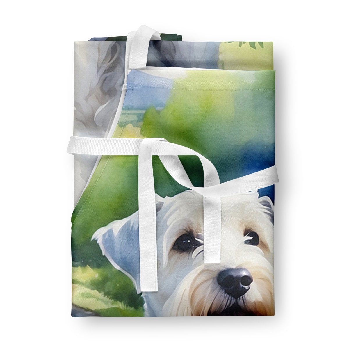 Yorkshire Terrier Spring Path Apron