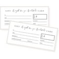 thumbnail image 1 of Blank Gift Certificates | 30 Pack | 3.75 x 8.25" inch Size Gift Card | Small Business Gift Certificate, Fill In Gift, 1 of 5