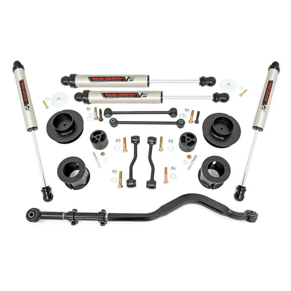 Rough Country 3.5" Lift Kit w/V2 Shocks for 20-23 Jeep Gladiator JT 4WD - 63770
