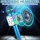 thumbnail image 4 of Micrófono para niños, micrófono de karaoke inalámbrico Bluetooth con luces LED de baile, altavoz de karaoke de mano portátil, juguetes de cumpleaños para niños adultos (azul) Sincero  Hogar, 4 of 7