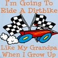 thumbnail image 2 of CafePress - Dirtbike Like Grandpa Infant Bodysuit - Baby Light Bodysuit, Size Newborn - 24 Months, 2 of 4