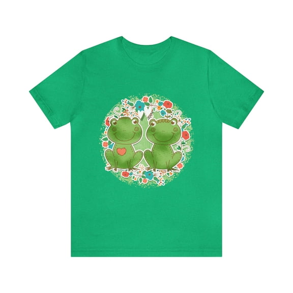 Cute Frogs Unisex Jersey Short Sleeve Bella Canvas Tee