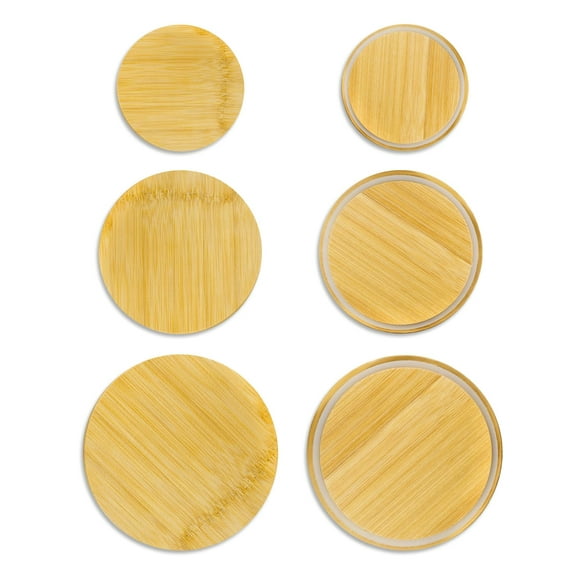 Tapas de madera de repuesto TERESRY para envases de vidrio Pyrex