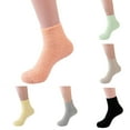 thumbnail image 3 of Xunlbb Winter Warm SocksWomen's Solid Color Slippers Socks With No Shedding Hair Coral Fleece Home Sleeping Socks, 3 of 3