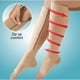 thumbnail image 2 of Calcetines de compresión con cremallera para hombre y mujer, medias ajustadas para prevenir las venas varicosas, La Bella Durmiente y las piernas, con punta abierta, 2 of 4