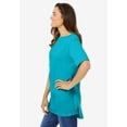 thumbnail image 3 of Woman Within Plus Size Perfect Short-Sleeve Boatneck Tunic, 3 of 6