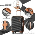 thumbnail image 2 of Joyway 7 Piece Luggage Set PC Hardside Lightweight Suitcase with TSA Lock Spinner Wheels (18/20/24/28), 2 of 9
