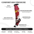 thumbnail image 3 of Lsque Truck With Gnomes Pattern Sport Compression Socks for Men & Women 15-20 mmHg Knee High Nurse Pregnant Running Medical and Travel Athletic, 3 of 6