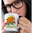 thumbnail image 2 of 3drose, Happy 16th Birthday Design, 15oz Two-tone Black Mug, 2 of 6