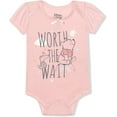 thumbnail image 4 of Disney Girl's 3-Pack Dumbo or Princesses or Winnie the Pooh Short Sleeve Bodysuit Creepers, 4 of 7