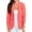 Geranium, variant on Elsie & Zoey Dove XL Geranium Ruched Stretch Crepe Blazer for Women