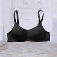 thumbnail image 2 of Hrsba Seamless Bra,Solid Color Classic Casual Push Up Breathable Soft Fabric Gentle Support Daily Bra for Women, 2 of 5