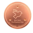 thumbnail image 3 of 3pcs Bird Bath Copper Disk 99.99% Pure Copper Water Cleaner 1 mm Thick with Stable Triple-Point Support Safe Natural Solution for Outdoor Birdbaths Bowls All-Season Use,Bird,Brown, 3 of 7
