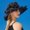 Black, variant on JilgTeok 5 Packs Kentucky Derby Hat for Women Ladies Feather Fascinator UV Protection Sun Hat for Tea Party Accessories Church
