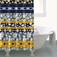 thumbnail image 4 of Waterproof Boho Style Shower Curtain 72x72 Inch Bohemian Colorful Floral Shower Curtains for Bathroom Hotel Home Decor with 12 Hooks, 4 of 5
