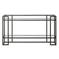 thumbnail image 4 of Evelyn&Zoe Uriel 52" Wide Rectangular Console Table, Blackened Bronze, 4 of 5
