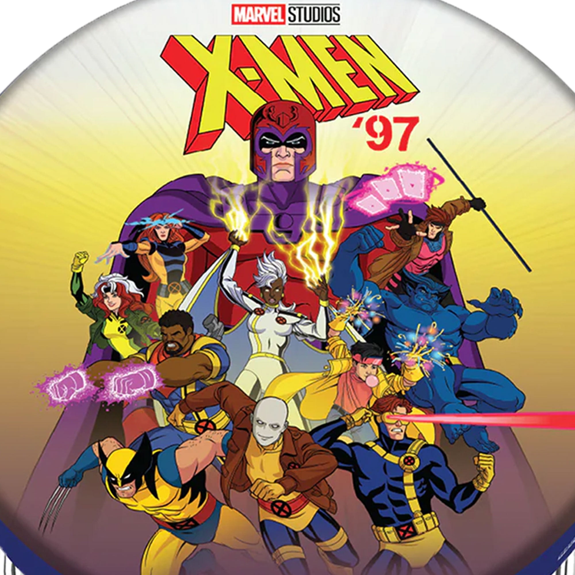 Arcade1Up Marvel X-Men Arcade Stool with Chrome Plated Steel Frame, Multi