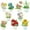 9 Flowers Sets, variant on GZBrick 9 Sets Succulent Bouquet Building Sets Not Compatible with Lego Flowers Mini Bonsai Blocks for Adults Girls 1556PCS