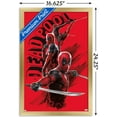 thumbnail image 3 of Marvel Deadpool & Wolverine - Deadpool Poses Wall Poster, 14.725" x 22.375" Framed, 3 of 5