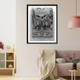 thumbnail image 3 of Historic Framed Print, Grand National Whig banner. Onward"", 17-7/8" x 21-7/8", 3 of 9