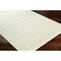 Hauteloom Hamal Living Room, Bedroom Area Rug - Bohemian, Transitional - Off White, Khaki, Cloud Gray - 18" Sample
