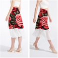 thumbnail image 4 of Rose Stylish Summer Chiffon Beach Dress with Polyester Straps - Women's Summer Dresses, 4 of 6