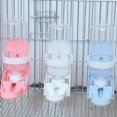 thumbnail image 2 of Greeniant Dispensador de agua colgante para jaula de perro y gato, fácil de limpiar, duradero, amplia gama de usos, bebedero para mascotas con Suministros de alimentación y agua para mascotas azul, 2 of 6
