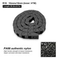 thumbnail image 2 of Cadena de arrastre para cables LmioeTool R18, 10 mm x 15 mm, negra, 1 m, 2 of 9