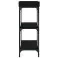 thumbnail image 5 of vidaXL Console Table with Shelves Black 39.4"x11.8"x31.5", 5 of 10
