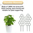 thumbnail image 4 of IPEWLEX 6 Pack Small Trellis for Climbing Plants, Outdoor Garden Support, Sturdy ABS Plant Brackets for Vines, Flowers & Vegetables, 4 of 6