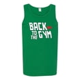 thumbnail image 2 of Wild Bobby, Back to The Gym Movie Logo Parody, Gym/Workout, Men Graphic Tank Top, Kelly, X-Large, 2 of 4