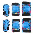thumbnail image 2 of Paquete de 6 Protectores de muñeca Sunnimix rodilleras equipo protector adultos adolescentes Blue S, 2 of 8