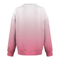 thumbnail image 5 of JUSLIO Womens Blouses Relaxed Fit with Pockets Sweatshirts Graphic Long Sleeve V Neck Sweatshirts Pink XL, 5 of 5
