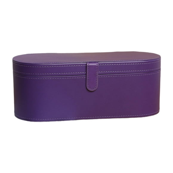 Estuche rígido para bolsa de almacenamiento de secador de pelo, a prueba de polvo, protección, Estuche de Viaje portátil compacto impermeable, soporte Púrpura