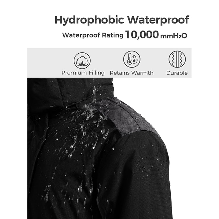 Wantdo Boys' Waterproof Ski Jacket with Detachable Hood photo 4