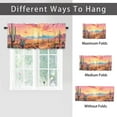 thumbnail image 6 of Cactus Window Curtain Valances Tropical Succulent Plant Floral Desert Mountain Boho Rod Pocket Valances for Bedroom Living Room Dining Room 54 by 18 in, 1 Panel, 6 of 6