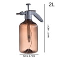 thumbnail image 3 of CoreLiving Garden Sprayer Plant Mister Spray Bottle Hand Held Pressure Pump Sprayer with Adjustable Nozzle for Watering Indoor Plants Outdoor Gardening and Home Cleaning Brown, 3 of 7