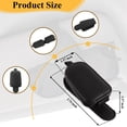 thumbnail image 4 of cyrico 2 Packs Sunglass Holder for Visor, Magnetic Eyeglass Hanging Clip for Car, Black, 4 of 7