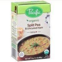 12 Pack : Pacific Natural Foods Organic Soup Split Pea & Uncured Ham -- 17 Fl Oz by