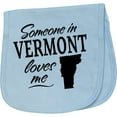 thumbnail image 2 of Inktastic Someone in Vermont Loves Me Baby Burp Cloth, 2 of 3