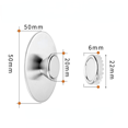 thumbnail image 2 of 3PCS Bathroom Punch-Free Wall Mounted Soap Shelf Stainless Steel Magnet Suction Soap Holder Wall Hanging Drain Rack Hook, 2 of 7