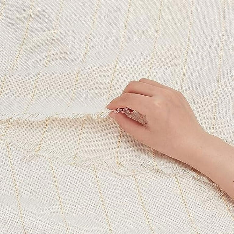59x59 Inch Primary Tufting Cloth DIY Punch Needle Fabric with Marked Lines  Handmade Rug Making Premium Monk's Cloth 