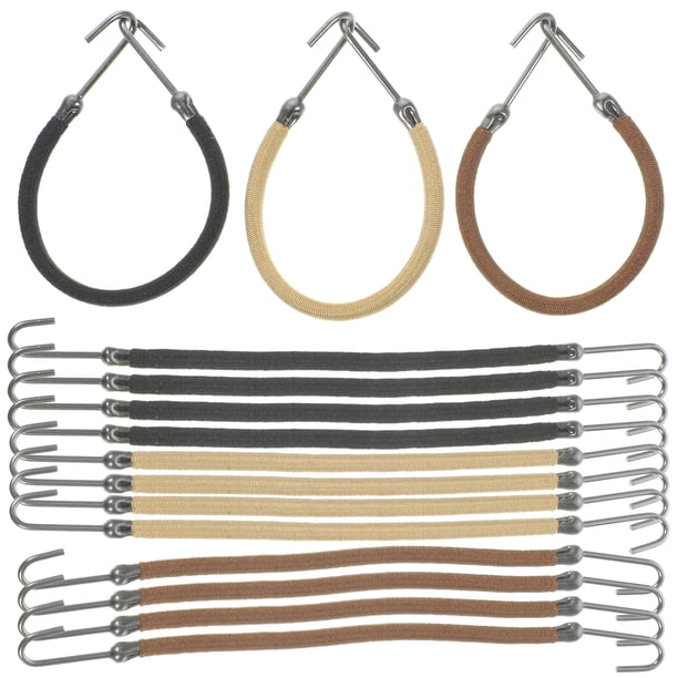 15 unidades de ganchos para coleta, gomas elásticas para el pelo, accesorios para el cabello, cintas para peinar el cabello