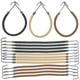 thumbnail image 1 of 15 unidades de ganchos para coleta, gomas elásticas para el pelo, accesorios para el cabello, cintas para peinar el cabello, 1 of 7