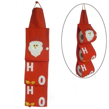 Santa Claus Towel Set Covers Christmas Holiday Wedding Party Paper Towel Bags